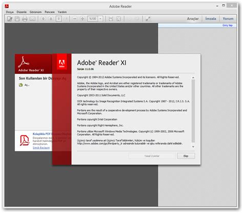 Adobe reader 11 türkçe full